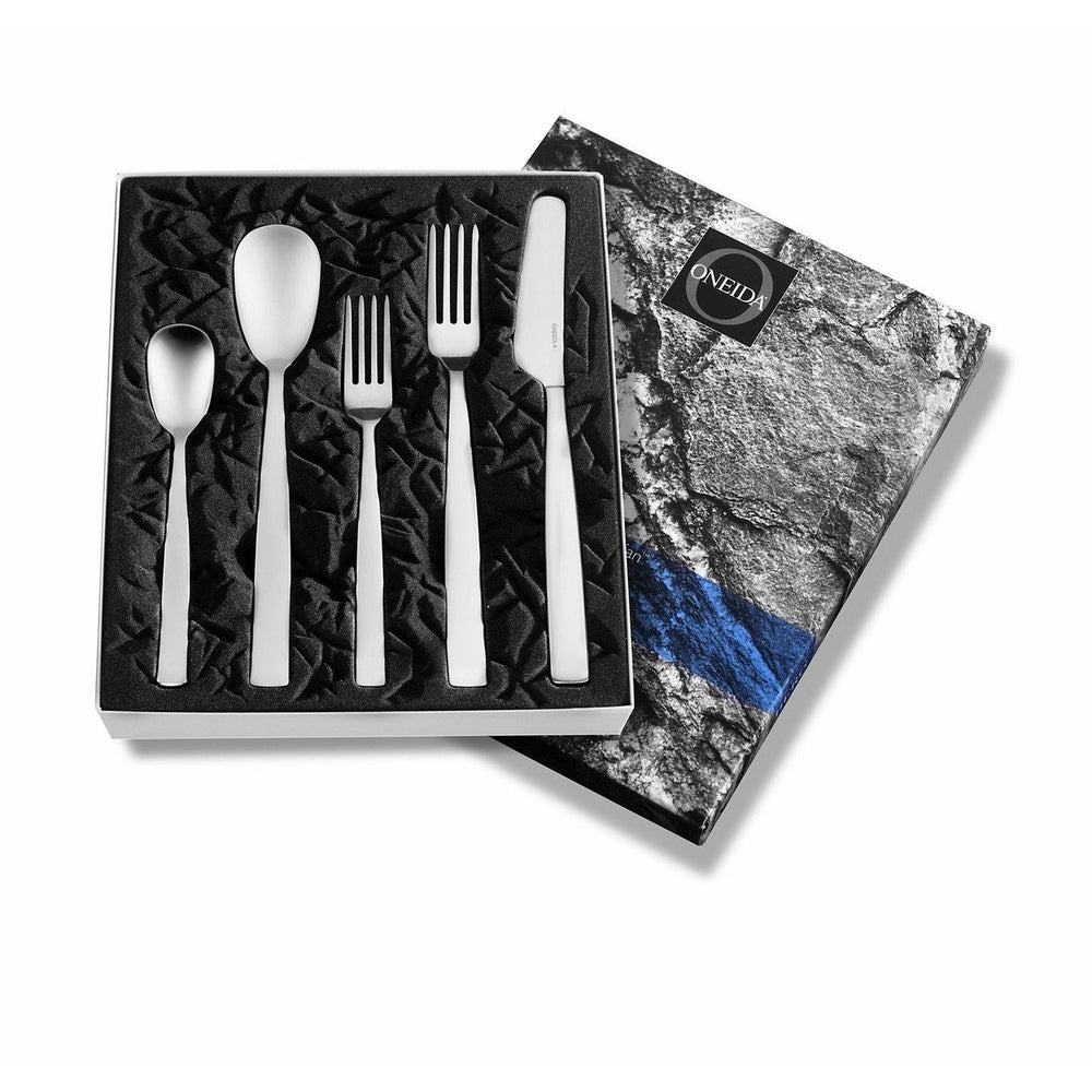 Oneida Naturally Norwegian Berg 60 Piece - Service for 12 | Extra 30% Off Code FF30 | Finest Flatware