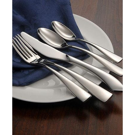 Oneida Curva 5 Piece Fine Flatware Set, Service for 1 | Extra 30% Off Code FF30 | Finest Flatware