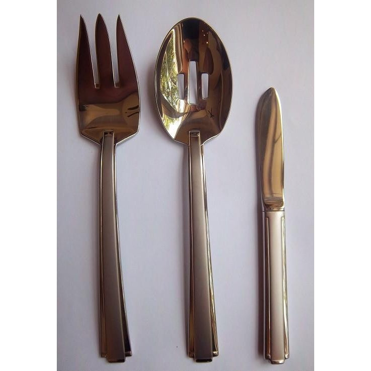 Oneida Satin Etage 3 Piece Serving Set | Extra 30% Off Code FF30 | Finest Flatware